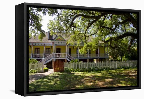 Laura' Historic Antebellum Creole Plantation House, Louisiana, USA-Cindy Miller Hopkins-Framed Premier Image Canvas