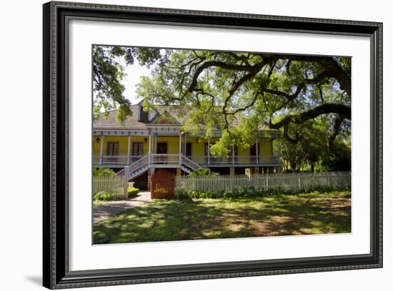 Laura' Historic Antebellum Creole Plantation House, Louisiana, USA-Cindy Miller Hopkins-Framed Photographic Print