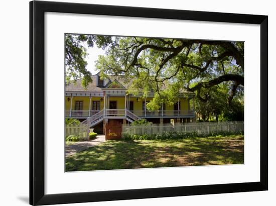 Laura' Historic Antebellum Creole Plantation House, Louisiana, USA-Cindy Miller Hopkins-Framed Photographic Print