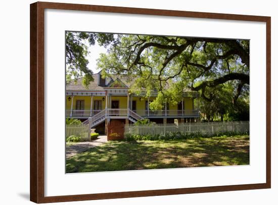 Laura' Historic Antebellum Creole Plantation House, Louisiana, USA-Cindy Miller Hopkins-Framed Photographic Print