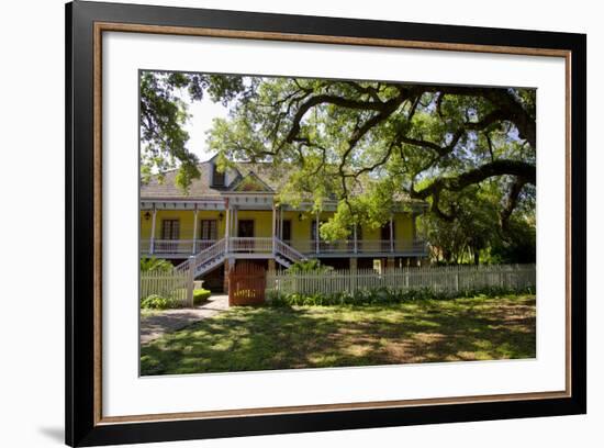 Laura' Historic Antebellum Creole Plantation House, Louisiana, USA-Cindy Miller Hopkins-Framed Photographic Print