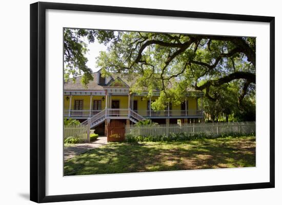 Laura' Historic Antebellum Creole Plantation House, Louisiana, USA-Cindy Miller Hopkins-Framed Photographic Print