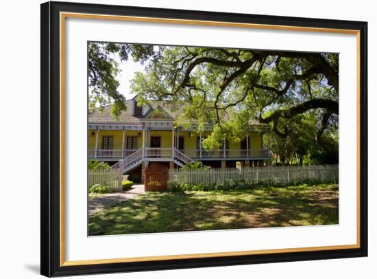 Laura' Historic Antebellum Creole Plantation House, Louisiana, USA-Cindy Miller Hopkins-Framed Photographic Print