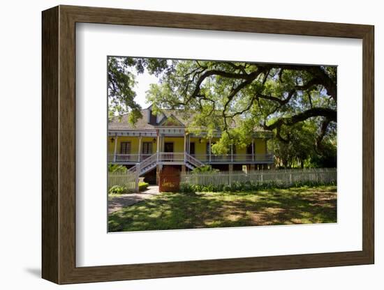 Laura' Historic Antebellum Creole Plantation House, Louisiana, USA-Cindy Miller Hopkins-Framed Photographic Print