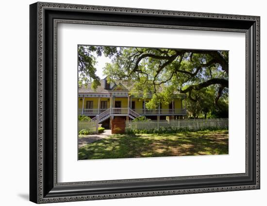 Laura' Historic Antebellum Creole Plantation House, Louisiana, USA-Cindy Miller Hopkins-Framed Photographic Print