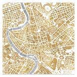 Pattern World Map Geo Background-Laura Marshall-Art Print