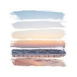Sunset Stripes I-Laura Marshall-Art Print