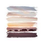 Sunset Stripes IV-Laura Marshall-Art Print