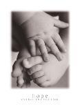 Hope - Baby Hands-Laura Monahan-Stretched Canvas