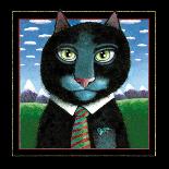 The Corporate Cats-The C.F.O.-Laura Seeley-Art Print