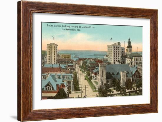 Laura Street, Jacksonville, Florida-null-Framed Art Print