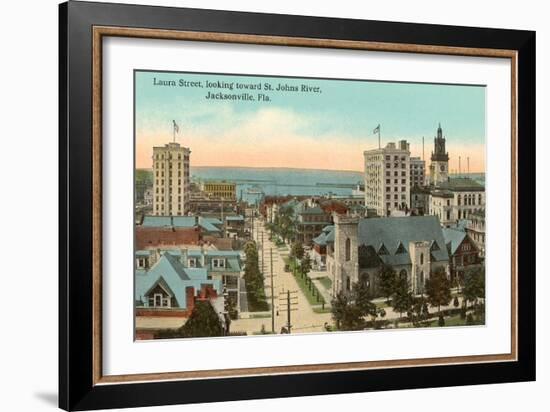 Laura Street, Jacksonville, Florida-null-Framed Art Print