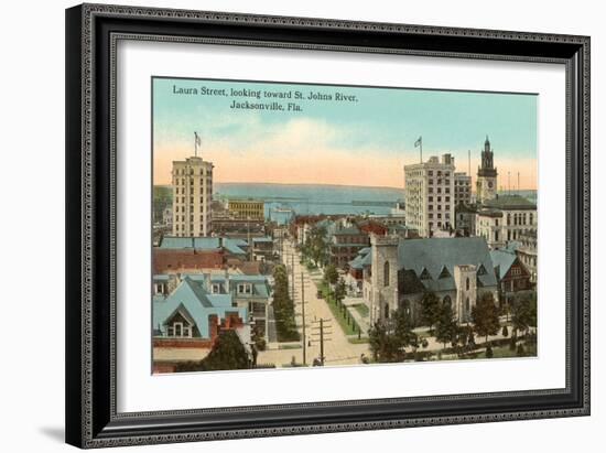 Laura Street, Jacksonville, Florida-null-Framed Art Print