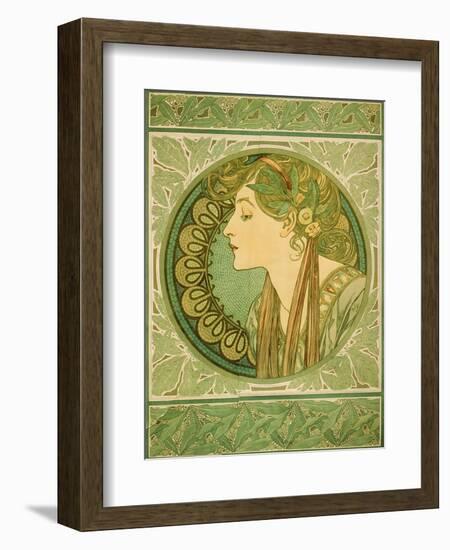 Laurel, 1921-Alphonse Mucha-Framed Giclee Print