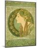 Laurel, 1921-Alphonse Mucha-Mounted Giclee Print