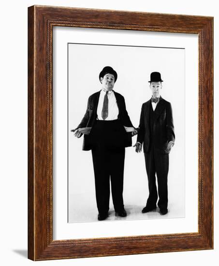 Laurel and Hardy, ca. 1930s-null-Framed Photo