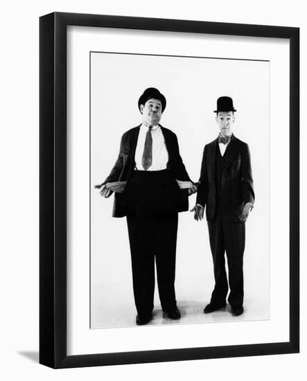 Laurel and Hardy, ca. 1930s-null-Framed Photo