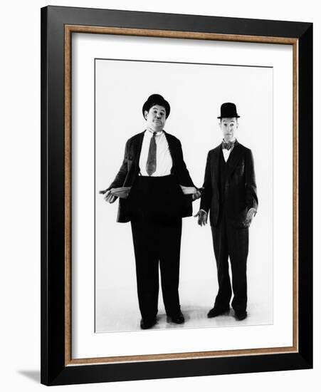 Laurel and Hardy, ca. 1930s-null-Framed Photo