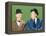 Laurel and Hardy (From Left: Stan Laurel, Oliver Hardy), CA Early 1940s-null-Framed Stretched Canvas