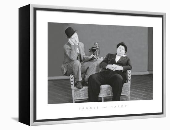 Laurel and Hardy-The Chelsea Collection-Framed Stretched Canvas