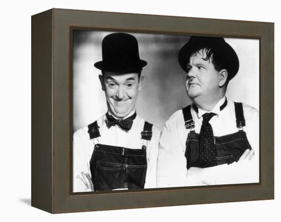 Laurel and Hardy-null-Framed Premier Image Canvas