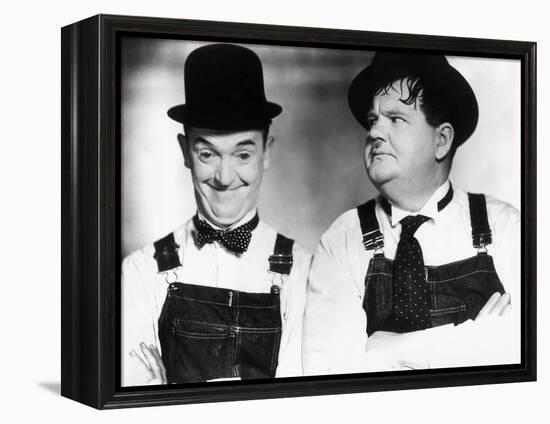 Laurel and Hardy-null-Framed Premier Image Canvas