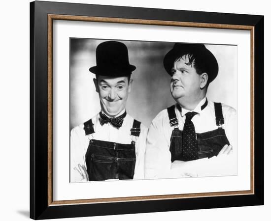 Laurel and Hardy-null-Framed Giclee Print