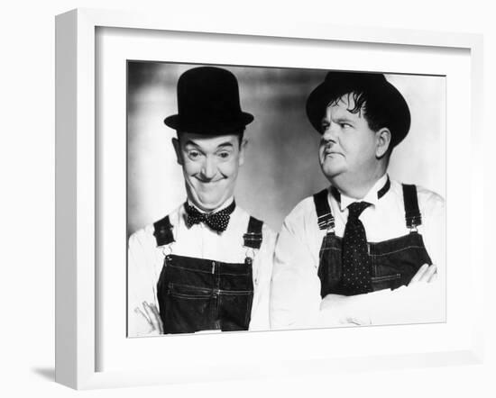 Laurel and Hardy-null-Framed Giclee Print