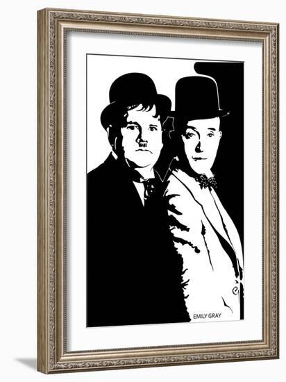 Laurel and Hardy-Emily Gray-Framed Giclee Print