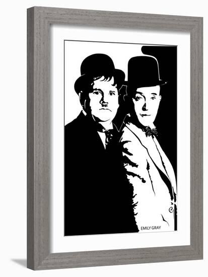 Laurel and Hardy-Emily Gray-Framed Giclee Print