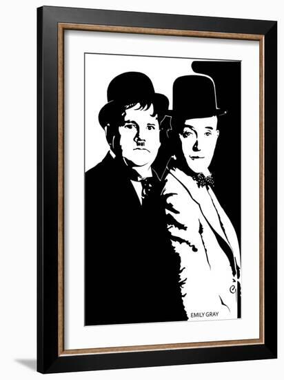 Laurel and Hardy-Emily Gray-Framed Giclee Print