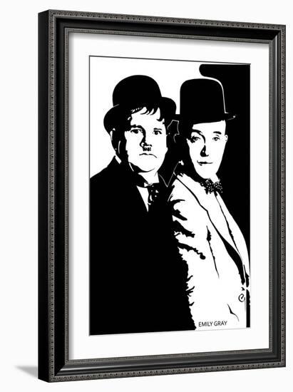 Laurel and Hardy-Emily Gray-Framed Giclee Print