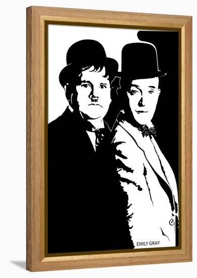 Laurel and Hardy-Emily Gray-Framed Premier Image Canvas