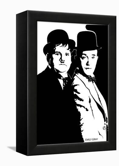 Laurel and Hardy-Emily Gray-Framed Premier Image Canvas