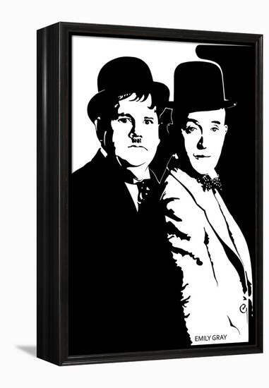 Laurel and Hardy-Emily Gray-Framed Premier Image Canvas