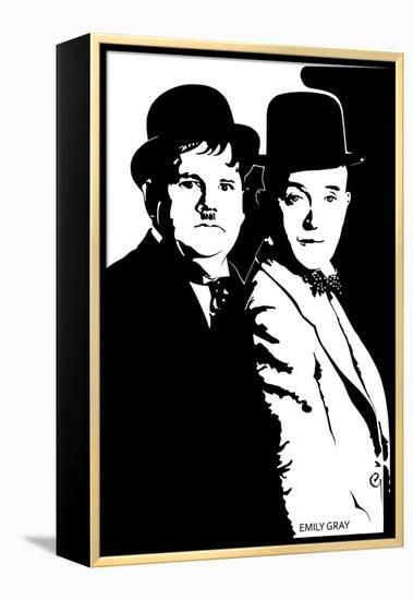 Laurel and Hardy-Emily Gray-Framed Premier Image Canvas