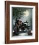 Laurel & Hardy Overnight Bench-Renate Holzner-Framed Art Print