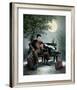 Laurel & Hardy Overnight Bench-Renate Holzner-Framed Art Print