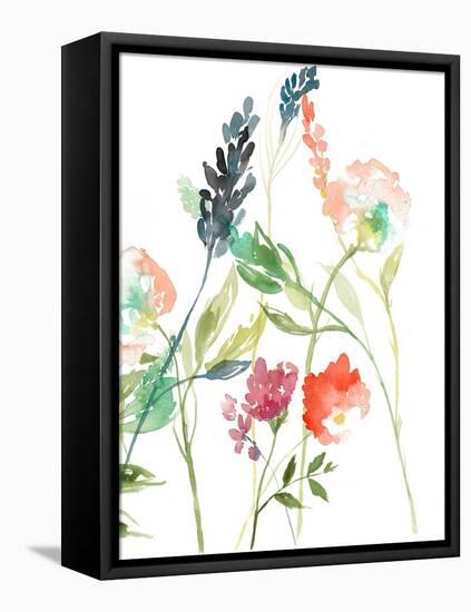 Laurel's Garden II-Jennifer Goldberger-Framed Stretched Canvas