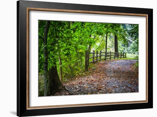 Laurels Pathway-Robert Lott-Framed Art Print