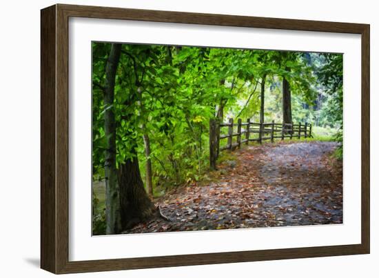 Laurels Pathway-Robert Lott-Framed Art Print