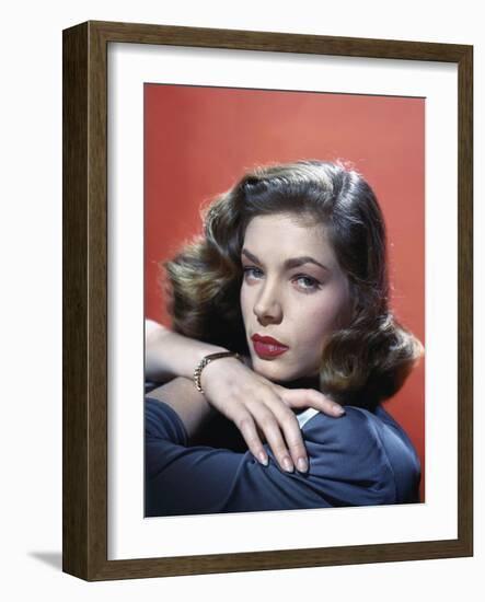 Lauren Bacall 1944-null-Framed Photo