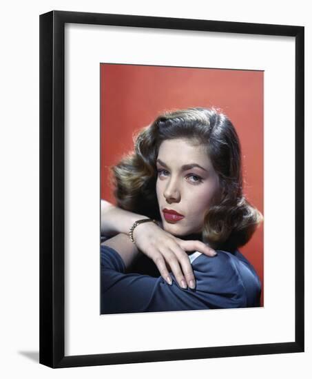 Lauren Bacall 1944-null-Framed Photo