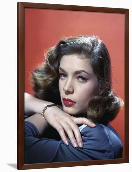 Lauren Bacall 1944-null-Framed Photo