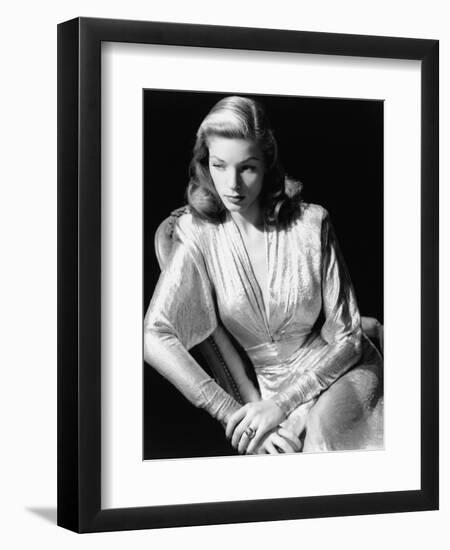 Lauren Bacall, 1945. 1945-null-Framed Photographic Print