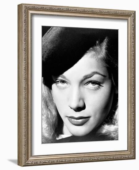 Lauren Bacall. "The Big Sleep" 1946, Directed by Howard Hawks. 1946-null-Framed Photographic Print