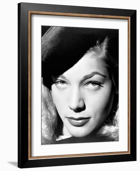 Lauren Bacall. "The Big Sleep" 1946, Directed by Howard Hawks. 1946-null-Framed Photographic Print