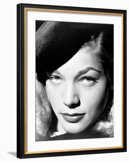 Lauren Bacall. "The Big Sleep" 1946, Directed by Howard Hawks. 1946-null-Framed Photographic Print