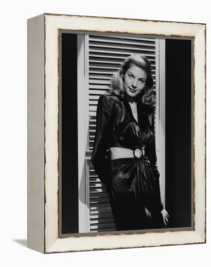 Lauren Bacall "To Have And Have Not" 1944 Directed by Howard Hawks-null-Framed Premier Image Canvas