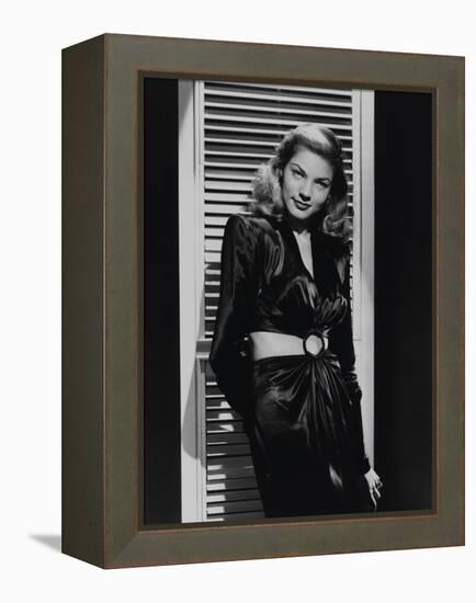 Lauren Bacall "To Have And Have Not" 1944 Directed by Howard Hawks-null-Framed Premier Image Canvas
